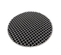 WUJIHE Griglia rotonda in acciaio inox 304 per barbecue a rete, per arrosto e pancetta, accessori per barbecue, antiaderente, 10 cm