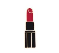 WUJIHE Moda Cartoon Spilla Rosso Rossetti Cherry Cuore Smalto Spille Donne Corpetto Abito Distintivi Make Up Gioielli Ragazza Accessori Regali, Misura unica