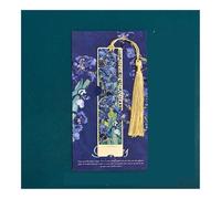 WUJIHE Monking Segnalibro in metallo con fiore letterario traforato squisito dipinto girasole iris rosa regalo per gli amanti dei libri, scrittori e lettori (WJ006-3)