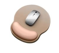 WUJIHE Tappetino per mouse con gradiente, comodo supporto per il polso, antiscivolo, morbido, supporto per il polso, tappetino per mouse in silicone (albicocca)