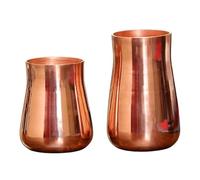 WUJIHE Tazza artigianale in puro rame per birra e latte, creativa, vintage, addensata, acqua di Mosca, 350 ml, per la colazione e la tavola, da 350 ml