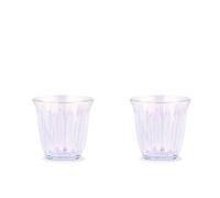 WUJIHE Tazza da caffè in vetro elettrolitico sottovuoto, 90 ml, per latte espresso, anti-scottatura, accessorio per la casa (2 pezzi colorati)