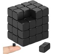 Wukong 5mm Calamite Potenti Magnete Nero, 50 Pezzi Magneti Neodimio per Bureau, Tableau Blanc et Réfrigérateur