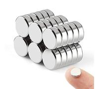 Wukong - Magneti per Frigorifero, 8x3mm | 30 pezzi, Calamite Piccole Magneti Neodimio, Cancellabili a Secco, per Ufficio, per Frigorifero, Porte, Lavagne, Mappe