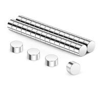 Wukong mini magneti al neodimio, 5x3mm | 30 pezzi Magneti piccoli ma forti per frigorifero, ufficio, stampante 3D, modelli e progetti fai da te