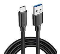WUKUBO Cavo USB 3.2 da 10 Gbps Cavo USB Tipo A a USB C 3.1/3.2 Gen2 Cavo di trasferimento dati USB C Cavo disco rigido SSD 3A 60 W QC 3.0 Ricarica rapida(2m,UC-309)