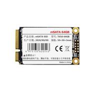 WUKUBO MSATA SSD 32 GB 16 GB 64 GB Disco a stato solido interno Mini unità SATA for PC portatile(Msata SSD 512GB)