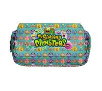 Wulachaka Astuccio per matite con stampa di My Singing Monsters, grande capacità, per studenti, studenti, adolescenti, Tipo 7., 21x7.5x10CM, Cartone