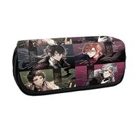 Wulachaka Astuccio per penne a tema anime Bungo Stray Dogs Dazai Osamu/Ranpo Edogawa, astuccio portatile per cancelleria da viaggio, idea regalo per bambini, studenti, adulti, Tipo 7., 20*9*6.5cm,