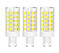 WULUN Confezione da 3 Lampadine a LED G9 da 10W equivalenti a 90W Alogene, 93 LED, 1000Lm, Angolo di Diffusione 360°, Ultra Luminose, AC 220-240V, Non Dimmerabile, 3000K Bianco Freddo