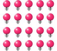 WULUN Lampadine Colorate LED E27 Edison 2W equivalenti a 20W AC 220V-240V per Casa Matrimoni Halloween Christmas Party Bar Atmosfera e Illuminazione Lampadine Led a Colori - Confezione da 20