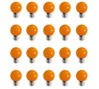 WULUN Lampadine Colorate LED E27 Edison 2W equivalenti a 20W AC 220V-240V per Casa Matrimoni Halloween Christmas Party Bar Atmosfera e Illuminazione Lampadine Led a Colori - Confezione da 20
