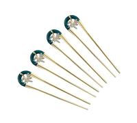 WUMUZAI Forcine per capelli francesi dorate, stile vintage, in metallo, a forma di U, per chignon, forcine per capelli, per acconciature, chignon, acconciature nuziali (4 pezzi)