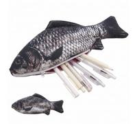WUMZIRA Astuccio a Forma di Pesce Realistico, Astuccio Divertente e Creativo per Penne, Portapenne Simpatico per Scuola e Ufficio, Idea Regalo Originale e Strana per Studenti e Adulti