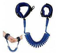 WUMZIRA Guinzaglio per Bambini Sicurezza, Bracciale Antismarrimento Regolabile con Nucleo Blu Trasparente, Cintura di Sicurezza per Polso per Passeggiate e Luoghi Affollati, 1 Pezzo