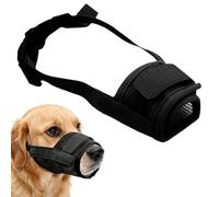 WUMZIRA Museruola Cane, Museruola in Rete Traspirante Regolabile per Cani, Anti Morso, Abbaio e Masticazione, Museruola Morbida per Passeggiate e Visite Veterinarie, 1 Pezzo
