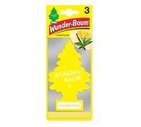 Wunder-Baum PER90517 Deodorante Auto, Fragranza Vaniglia, Profumazione Prolungata per 7 Settimane, Set di 3