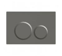 Wunderbad Piastra di pressione nera opaca, compatibile con Geberit Sigma UP 320, 1 pezzo (Gunmetal)