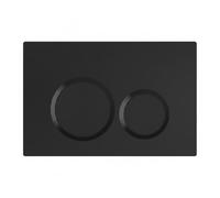 Wunderbad Piastra di pressione nera opaca, compatibile con Geberit Sigma UP 320, 1 pezzo (nero opaco)