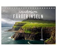 Wunderbare Färöer Inseln (Tischkalender 2026 DIN A5 quer), CALVENDO Monatskalender: Die Färöer Inseln sind ein Juwel inmitten des rauen Nordatlantik