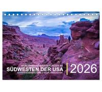 Wunderbare Wanderungen im Südwesten der USA (Tischkalender 2026 DIN A5 quer), CALVENDO Monatskalender: Wandern in amerikanischen Nationalparks und Naturlandschaften.