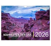 Wunderbare Wanderungen im Südwesten der USA (Wandkalender 2026 DIN A4 quer), CALVENDO Monatskalender: Wandern in amerikanischen Nationalparks und Naturlandschaften.