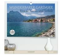 WUNDERBARER GARDASEE Riva del Garda und Torbole (hochwertiger Premium Wandkalender 2026 DIN A2 quer), Kunstdruck in Hochglanz: Reizvolle Ansichten aus dem Norden