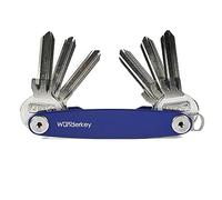 Wunderkey® Classico - L'organizer per chiavi originale Made in Germany [Organizzatore-chiave | Caso chiave | Custodia chiavi | Smart Key Gadget | l'originale e il noto di GQ & Lufthansa], blu, 2-8