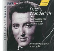 HECTOR BERLIOZ Fritz Wunderlich Historical Recordings 1954-1965 (CD)