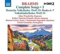 Johannes Brahms Brahms: Complete Songs - Volume 3 (CD) Album