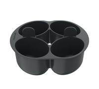 Wundermix - WunderPoach® per quattro • Inserto per 4 uova in camicia per Bimby e Monsieur Cuisine • Uova pochè nel TM/MC • Caldaia per uova • Accessori Thermomix e MC • Cuociuova per 4 uova