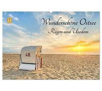Wunderschöne Ostsee Rügen und Usedom (Wandkalender 2026 DIN A2 quer), CALVENDO Monatskalender: Lassen Sie sich verzaubern von der einzigartigen Schönheit der beiden Ostseeinseln.