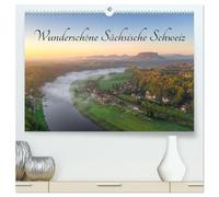 Wunderschöne Sächsische Schweiz (hochwertiger Premium Wandkalender 2026 DIN A2 quer), Kunstdruck in Hochglanz: Erleben Sie die einzigartige und atemberaubende Landschaft der Sächsischen Schweiz.