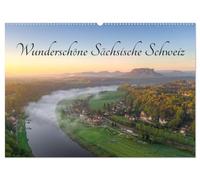 Wunderschöne Sächsische Schweiz (Wandkalender 2026 DIN A2 quer), CALVENDO Monatskalender: Erleben Sie die einzigartige und atemberaubende Landschaft der Sächsischen Schweiz.