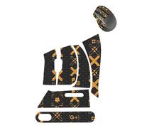 WUNIAK Nastro antiscivolo per mouse wireless verticale Logitech MX, set di adesivi ultra sottili che assorbono il sudore, lavabili, riutilizzabili, impugnatura antiscivolo per controllo di gioco