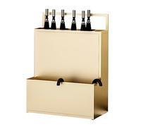 WUNMSKZR Portaombrelli in metallo, alberghi hall commerciale soggiorno corridoio portaombrelli per ombrelli canne scope, antiruggine e bello (colore: oro, dimensioni: 53 x 26 x 38 cm)