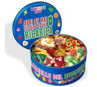 Wunnie Bucket "Apri se hai bisogno di una ricarica" by American Uncle - Latta di caramelle gommose miste da 3 kg, caramelle compleanno bambini, ideali per feste, regalo originale compleanno