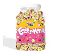Wunnie Fun Mix So Candy So happy: 60 bustine monoporzione di caramelle gommose da 20g, idea bomboniera originale per compleanno, comunioni, feste