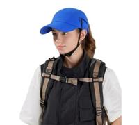 WUODHTW Cappello da surf da donna, protezione UV UPF 50+, per escursionismo, pesca, atletica, coda di cavallo, berretto da baseball, Blu, Taglia unica