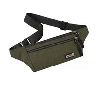WUODHTW Marsupio sportivo per uomini e donne borsa per cellulare all'aperto per corsa fitness tempo libero borsa di tela, Verde Militare 1, Zaino casual
