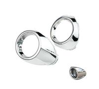 WUPEDI 2 pezzi, for Ford, for Focus, 3 Mk3 2011 2014 Accessori for auto Ont Fendinebbia Ame Testa modificata Copertura fendinebbia Decorativa ABS Cromata cornice fendinebbia per auto(Chrome)
