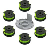 WUPEDI Bobina per decespugliatore, per Filo di Ricambio per decespugliatore per Ryobi Rac143 6.1MX 2Mm 36V, RLT36B33 RY36LT33A-0 Bobina per Tosaerba(Black 6 1)