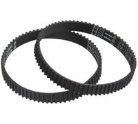 WUPEDI Cinghie for vuoto, 2 pezzi Cinghia di trasmissione dentata for aspirapolvere 2M-142-6 Perimetro 142 mm Larghezza 6 mm Denti 71 Ricambio for uso domestico for trasportatore sincrono Cinghia per