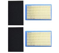 WUPEDI Filtro aria for moto GXV140 HR215 HRB215 HRC215 HRM215 HRM195, for Kohler, 14 083 01-S 04-S 1408302S Ricambi for motociclette Filtro di aspirazione del motore della bicicletta(2 sets)