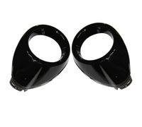 WUPEDI For Ford, for Focus, 2012 2014 Fendinebbia Copertura Trim Fendinebbia Ame Abs Cromo Tyling Ont Paraurti Luce Auto Accessorio Esterno cornice fendinebbia per auto(Bright Black)
