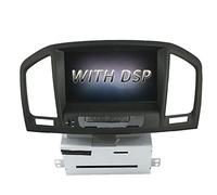 WUPEDI GPS 1 Din Autoradio Multimedia WIFI Stereo 4G 64G DSP Audio Android 10 Lettore DVD for auto Adatto, for Opel, for Vauxhall, Insignia 2008-2012 cornice per lettore multimediale radiofonico(Black