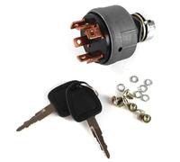 WUPEDI Interruttori a pulsante per auto 549-00110A Interruttore di accensione avviamento con 2 chiavi, per Daewoo, per Doosan S55 Dh55-5 Dh60-7 Chiave interruttore di avviamento