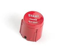 WUPEDI Interruttori a pulsante per auto Start Stop Coperchio interruttore di accensione motore, per Land, per Range, per Chiave interruttore di avviamento(Rot)