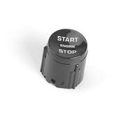 WUPEDI Interruttori a pulsante per auto Start Stop Coperchio interruttore di accensione motore, per Land, per Range, per Chiave interruttore di avviamento(Schwarz)