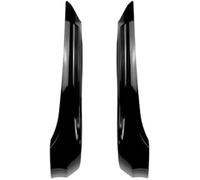 WUPEDI Kit for labbro del paraurti anteriore dell'auto Splitter Spoiler Paraurti Canard Lip, for BMW, Serie 3 E90 E91 LCI Facelift 2007-2012 (aspetto carbonio) Spoiler per auto(BLACK A black)